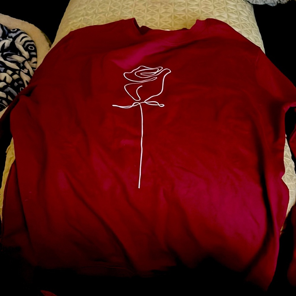 Long sleeve maroon shirt